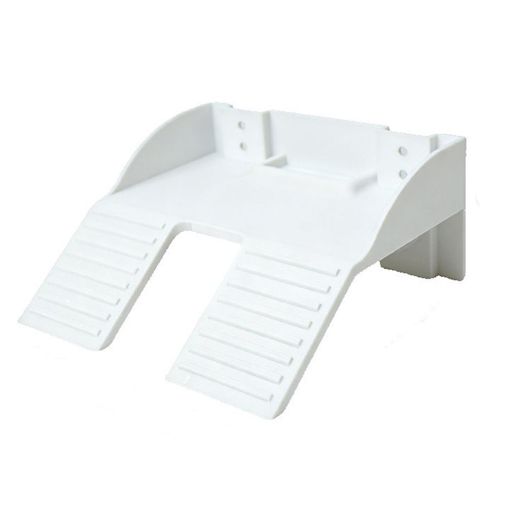 

Plastic Turtle Basking Platform Double Ladder Reptile Terrace Feeding Platform Aquatic Turtles белый