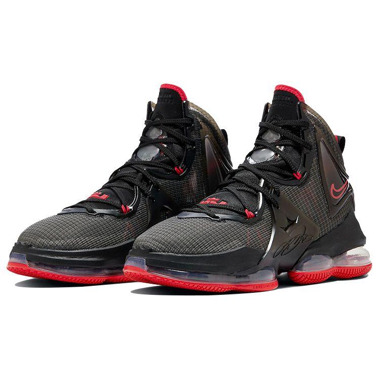 Nike LeBron 19 EP Bred Unisex Sneakers Black DC9340-001