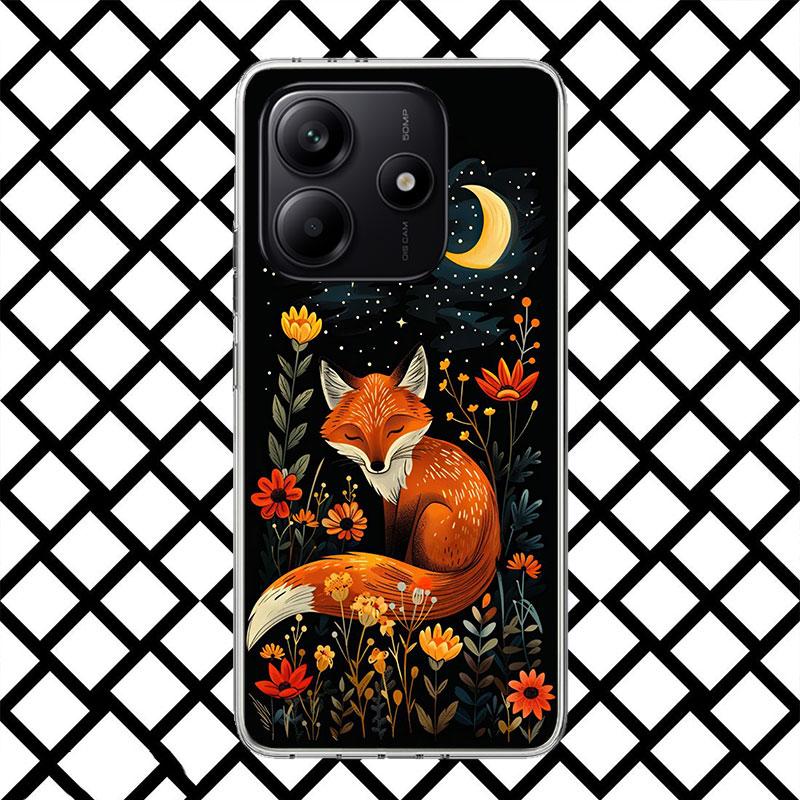 

Animal Fox Phone Case for Xiaomi Redmi Note 15 14 14S 13 12 12S 11 Pro Plus 11E 11T 11S 10S 5G Soft Cover Fundas Redmi Note 14 1 Redmi Note 14 Pro 4G
