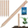 KOTARBAU® Geodetic Beech Wooden Stakes Support for Tomatoes, Vegetables, Trees, 40 CM, Set of 5