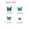 12Pcs Butterflies Wall Sticker Decals Stickers On The Wall New Year Home Decorations 3D Butterfly PVC Wallpaper for Living Room