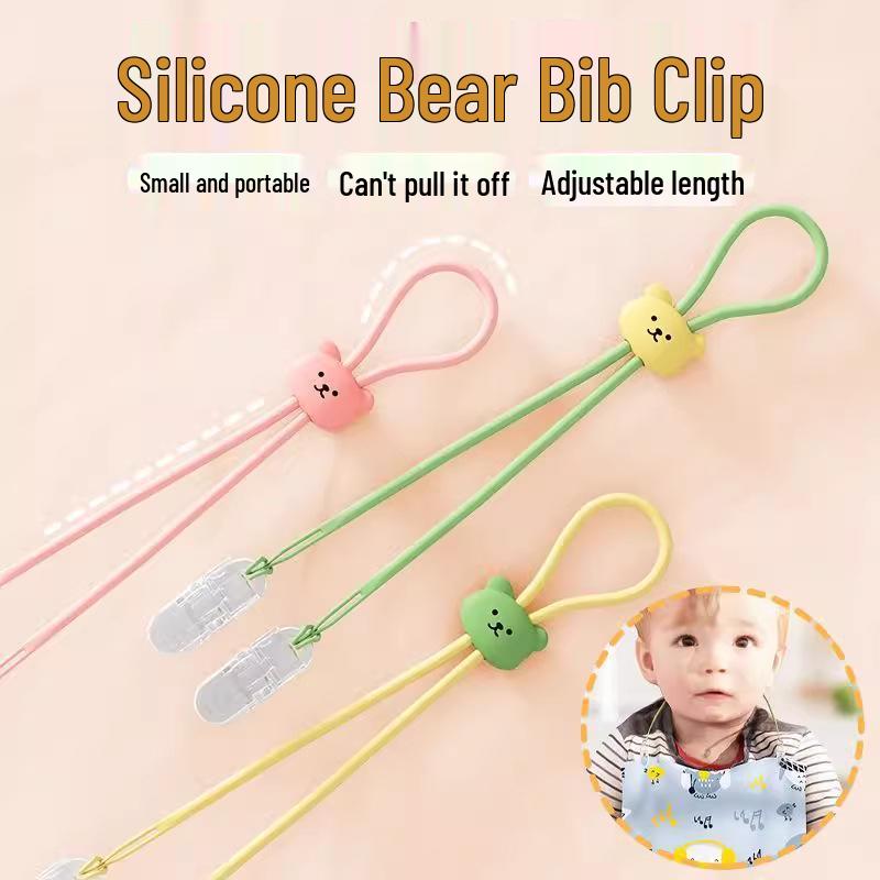 

**Детский слюнявчик и клипса для соски для младенцев и малышей**