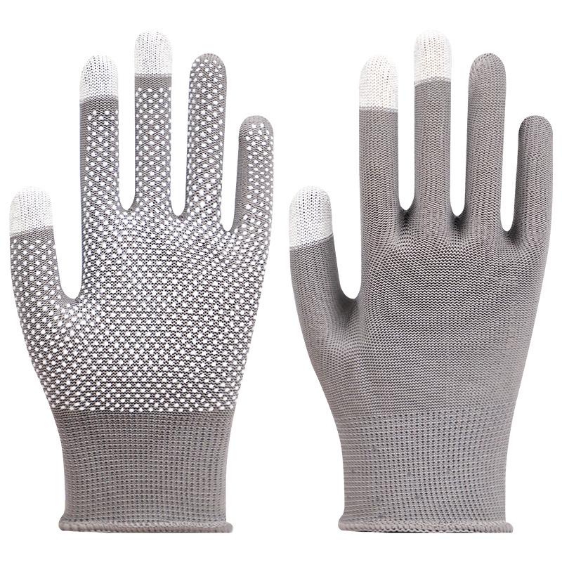 Nylon Anti-Slip Breathable Gloves for Outdoor Cycling - Lightweight, Sun-Protection, and Durable for Summer