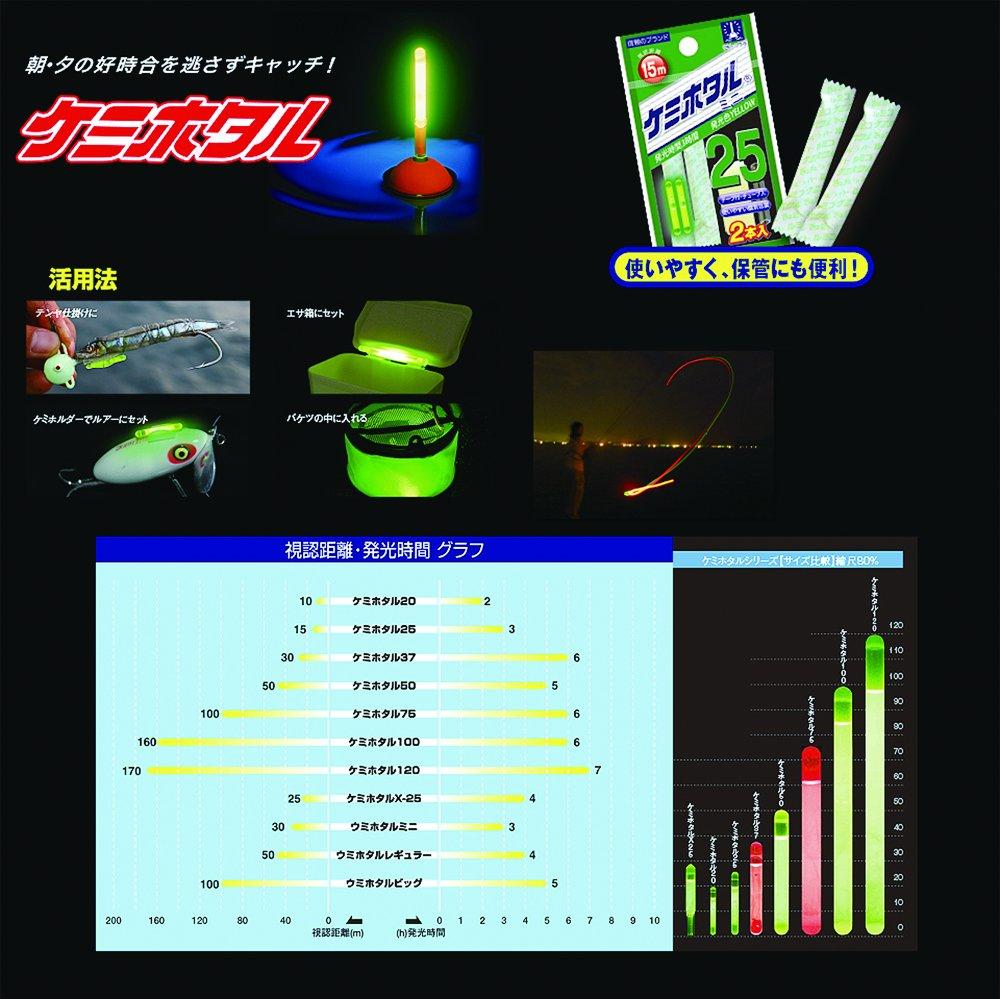 Lumica (Japan Chemiluminescence) Chemihotaru 25 Yellow (2-pack)