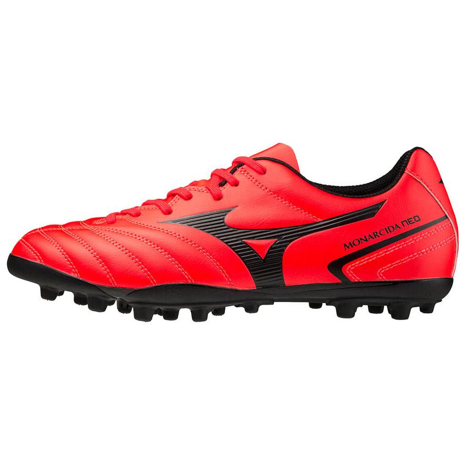 Mizuno Morelia Neo II Trendy Comfortable AG (Rubber Short Studs) Non-Slip Wear-Resistant Breathable Soccer Shoes Men Soccer Shoes Red P1GA210660