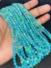 Transparent Fire Base Ethiopian Opal Balls Beads, Blue Opal Beads, Healing Stone Beads.