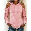 Fall/Winter New Style Women's Casual Sleeveless Long-Sleeved Drawstring Earflap Hooded Sweatshirt