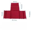 115x100cm Wheelchair Cushion Adjustable Soft Warm Resistant Wheelchair Seat Cushion Wheelchair Backrest Cushion Accessories