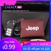 For Jeep Car Key Coin Purse Storage Bag Card Bag Portable Small Bag For Jeep Renegade Wagoneer Avenger Recon Wrangler JK Glad
