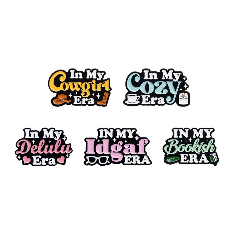 4-7pcs Sets Cartoon Anime Boy and Fox Enamel Pins Cowboy Girl Cute Animal Brooches Lapel Badge Art Oil Painting Jewelry Gifts