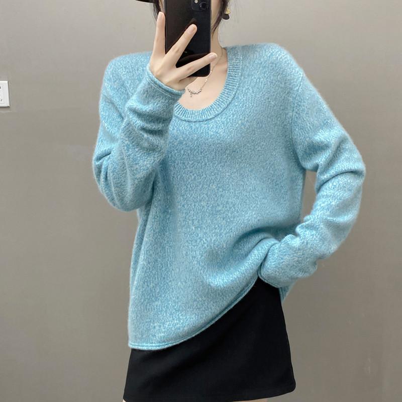 Qinghe 100% Kašmírový Dámský Svetr - Ultra Měkký Luxusní Zimní Pulovr