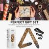 Guitar Strap Leopard Print Flocking Guitar Strap with Microfiber Leather Ends Compatible with Guitars Guitar Accessory [Amumu]