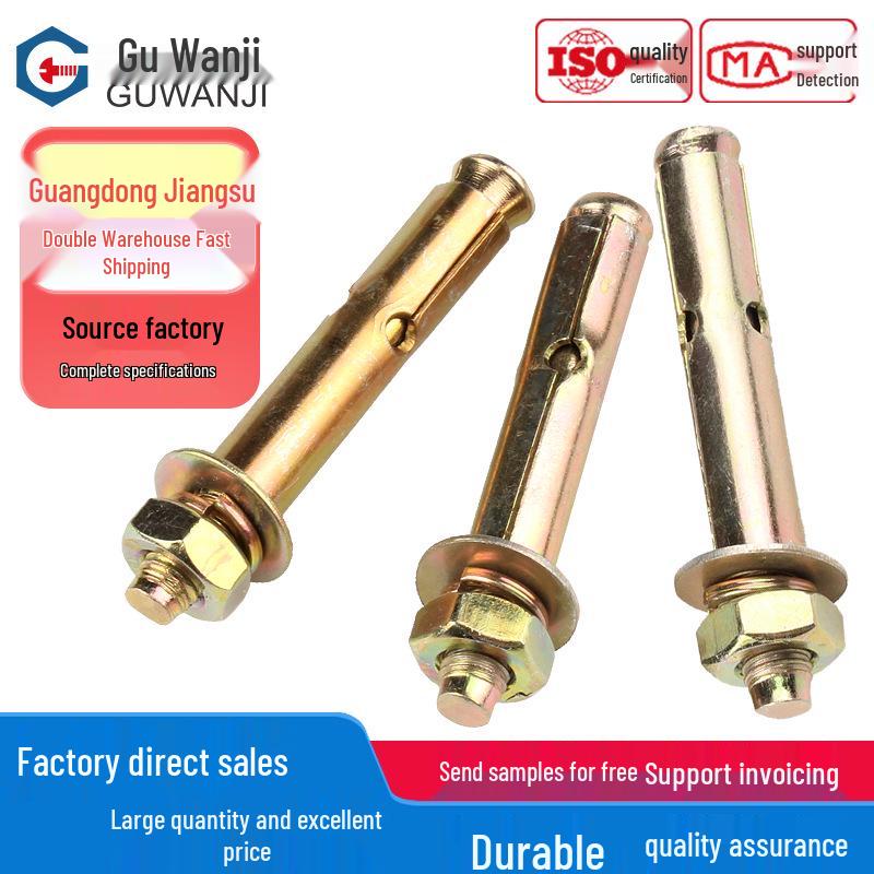 Color-Plated Zinc Explosion Expansion Bolt M6/M8/M10 Iron Zinc Plated M6*50