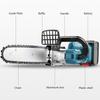 10 Inch Electric Chain Saw Pruning ChainSaw Cordless Garden Tree Wood Logging Trimming Saw Woodworking Cutter Tool Kits