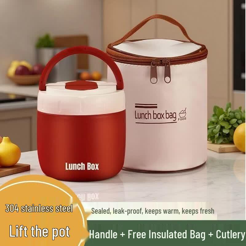 BST Portable Stainless Steel Insulated Lunch Box 1.3L