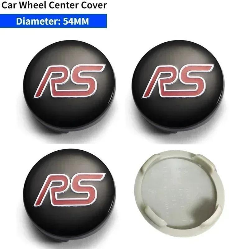 54MM Car Wheel Center Hub Cover Caps Accessories For For-d ST Fusion Escape Explorer Edge Mondeo Focus Ecosport Fiesta Kuga ST S-helby M-ustang Taurus