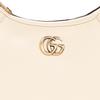 GUCCI Aphrodite Leather New Moon Shoulder Bag, Handbag, Shoulder Bag Womens Ivory