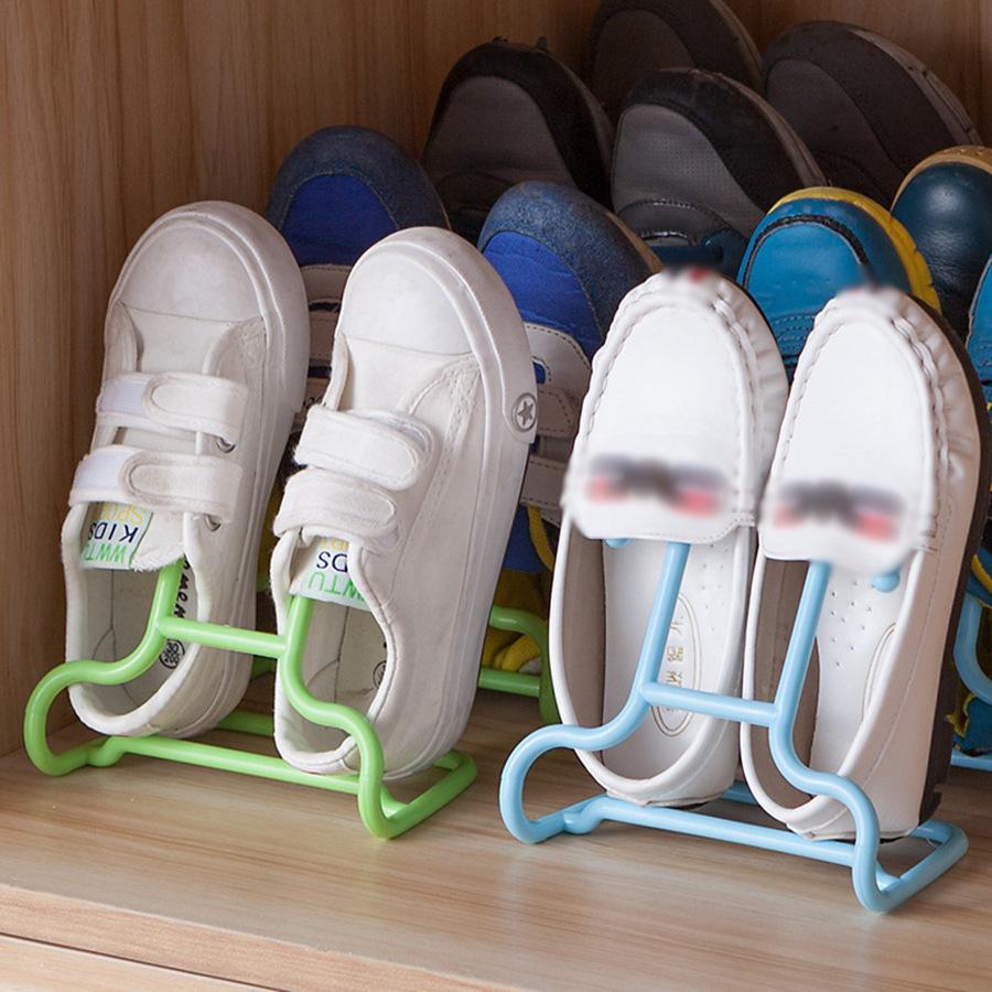 2PCS 2 In 1 Stand Up Storage Shoe Rack Shoe Rack for Kids Multifunctional Balcony Shoe Rack Drying Shoe Rack