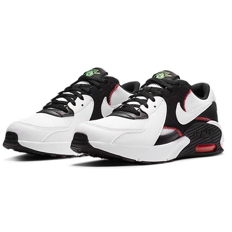 Nike Air Max Excee Zapatillas de Running para Niños de Moda Cómodas de Caña Baja Zapatillas para Niños Blanco Rojo Negro CD6894-106