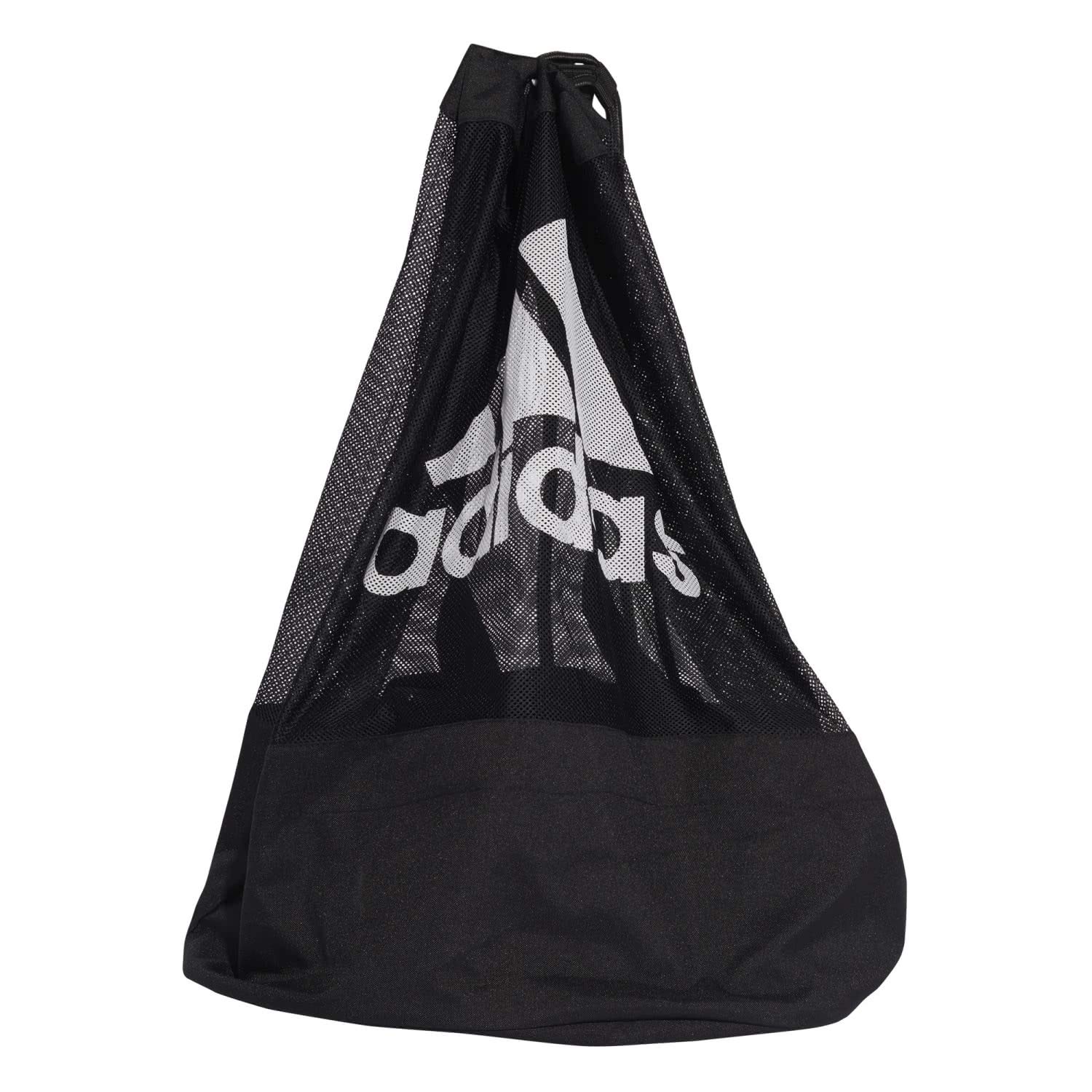 

Adidas FXF38 Ball Soccer/Futsal Bag/Ball Net, Black/White (DY1988)