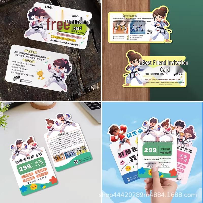 

Custom Taekwondo Invitation Card for Kids Martial Arts Training Promotion