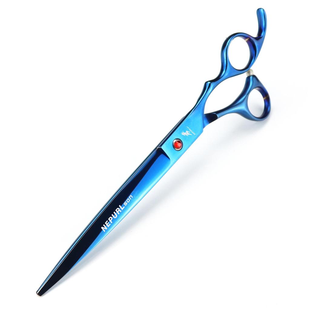 Napson 8.0" Color Hand-shaped Pet Grooming Straight Shears
