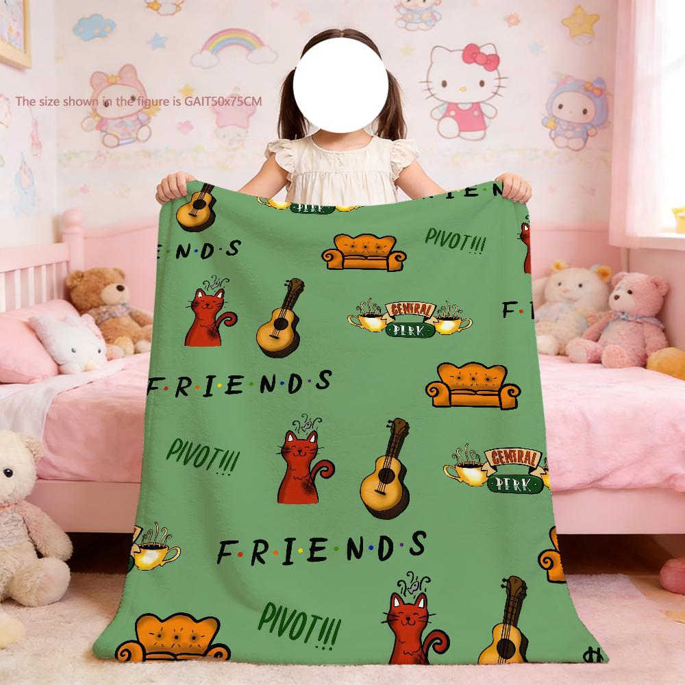 

Blanket For Soft F-Friends Throw Show Blanket for Picnic Bed Sofa Home Bedroom TV Cozy Warm Classic Comfortable 75x90cm