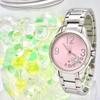 Used [New Battery] COACH Women's Watch Heart Pink Date Rhinestone CA.13.7.14.0447 9.091.031