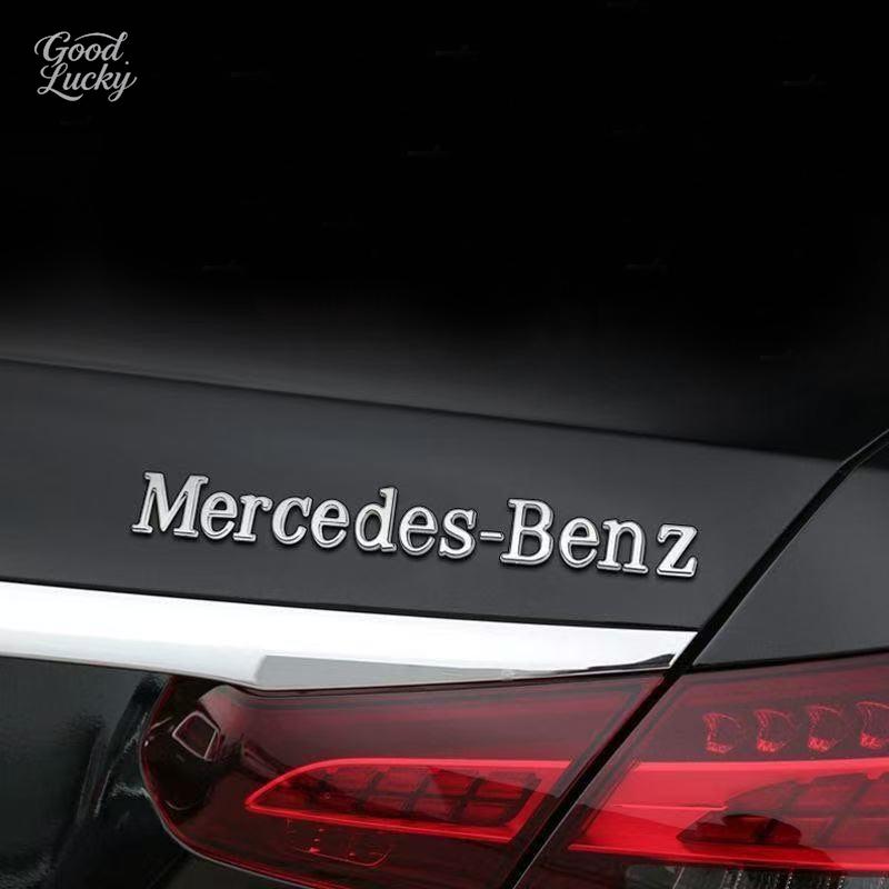 FA02Car 3D Emblem Letters Car Trunk Sticker Decoration Stickers For Mercedes Benz AMG GLE GLS CLA CLE GLC CLS GLA W223 W213 W206