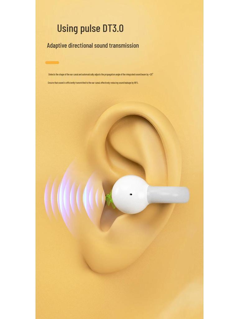 Wireless Bluetooth Earbuds, Non-In-Ear, Touch Control, Long Standby, Sport Ear Clip Style, Single Ear