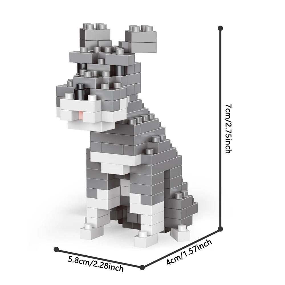 Knew Built Super Mini Dachshund Dog Building Block Toy Kit Corgi Poodle Entry-Level Learning Interactive Playtime Pet Cat Bricks
