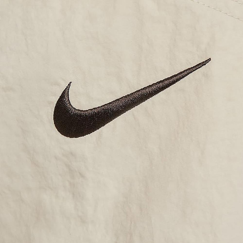 Nike Giacca Pullover Sportiva Color-Block con Collo Alto da Donna Bianco Sabbia FB8373-126
