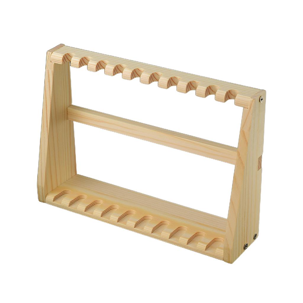 Porta Spade Espositore per Katane Porta Spade Samurais Scaffale Espositore Legno Spada Espositore a Dieci Fori Supporto per Spade
