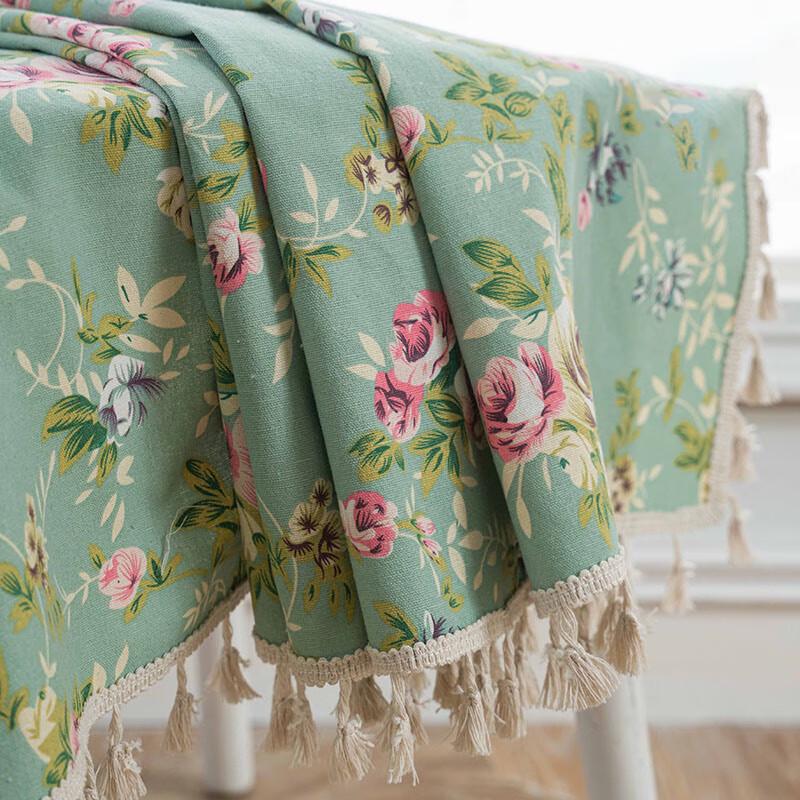 Jingga Pastoral Printed Semi-Blackout Curtain