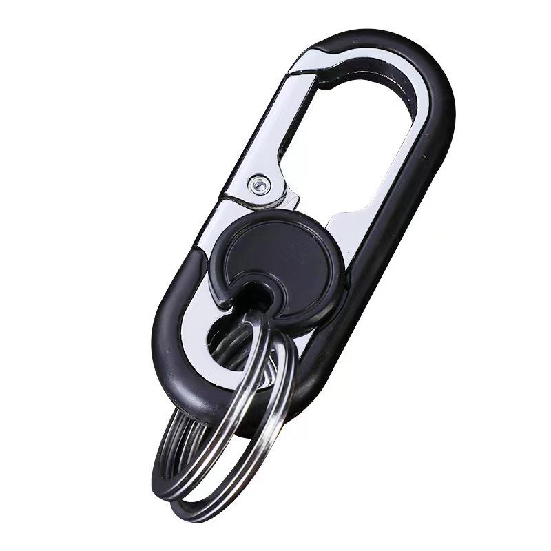 Multifunctional Metal Keychain Bottle Opener & Business Keyring Pendant Gift