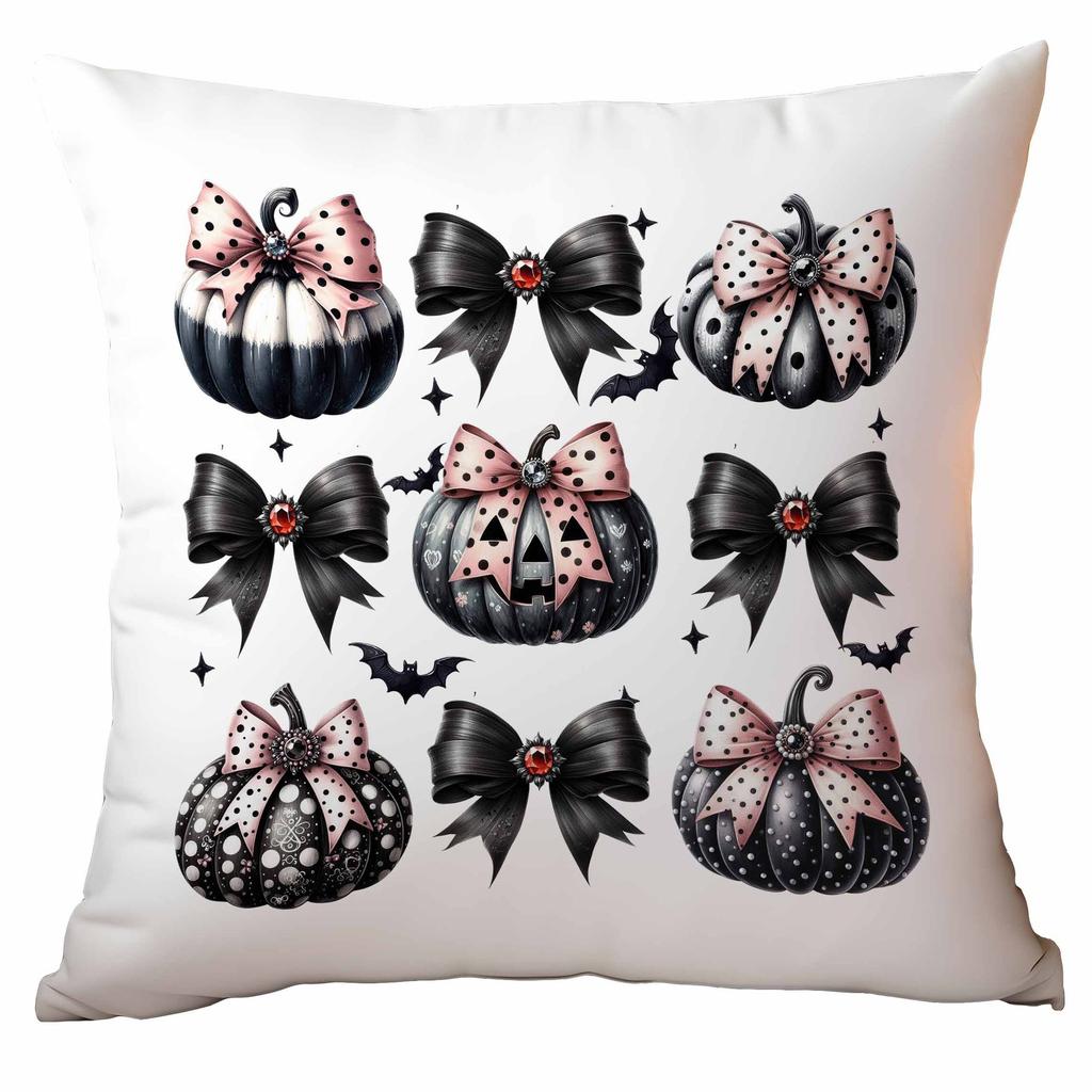 New Black Pink Halloween Pillowcase Home Holiday Decorative Cushion Pillowcase