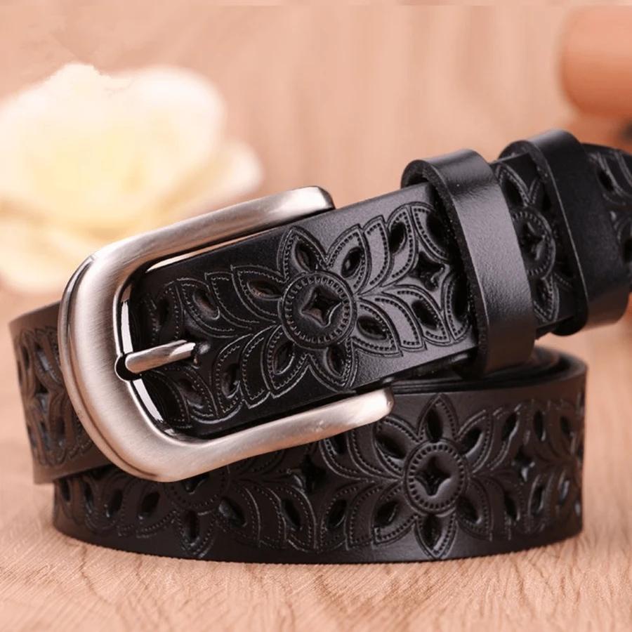 High-Quality Wear-Resistant and Waterproof Pu Leather Black Business Casual Skirts Accessories Women Belts Jeans Vintage Belts