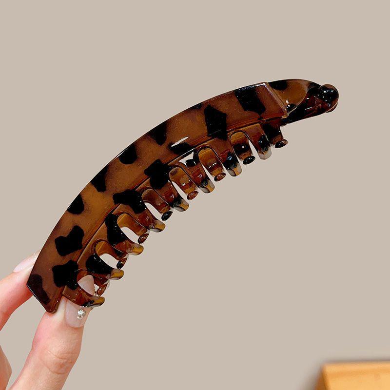 2025 New Style Large Vertical Banana Hair Clip for Thick Hair - High Ponytail Fixing Tool