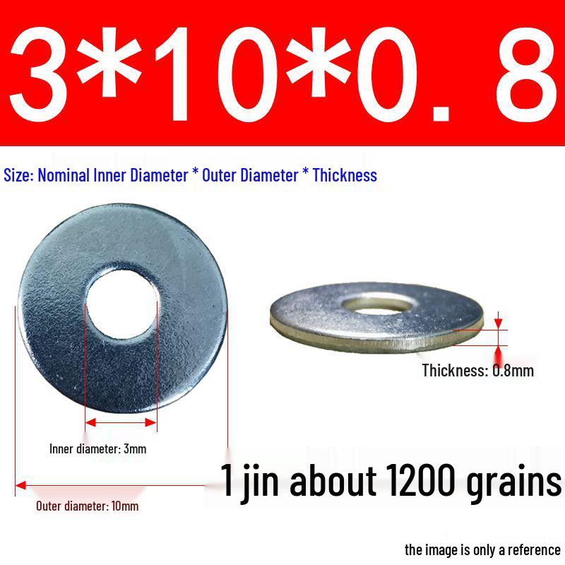 Galvanized Oversized Metal Washers M3-M60