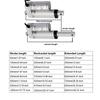 DC 12V 750N Linear Actuator 50mm 100mm 150mm 200mm 250mm 300mm Stroke Linear Drive Electric Motor Linear Motor 10mm/s Speed