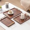 Retro Bamboo Tea & Pastry Tray