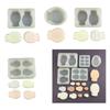 Silicone Fondant Molds Candy Molds Fish Shaped Silicone Molds DIY Baking Supplies Baking Molds Suitable for Clay Crafts