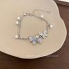 Female Summer Niche High-end Temperament Gradient Crushed Stone Butterfly Bracelet