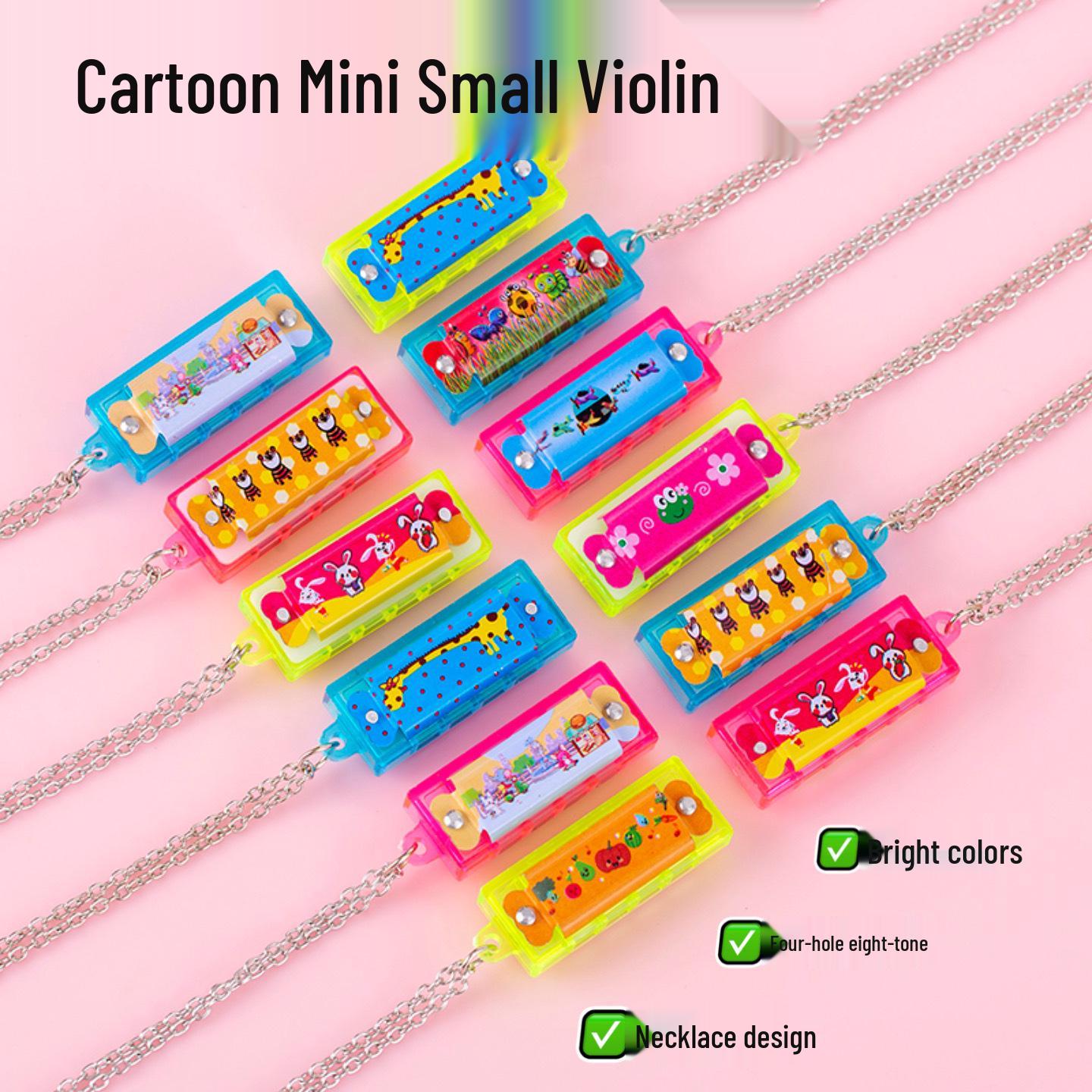 

Детское мини-ожерелье-гармошка на 4 ноты - Идеально для Дня защиты детей, подарков, призов, наград в детском саду