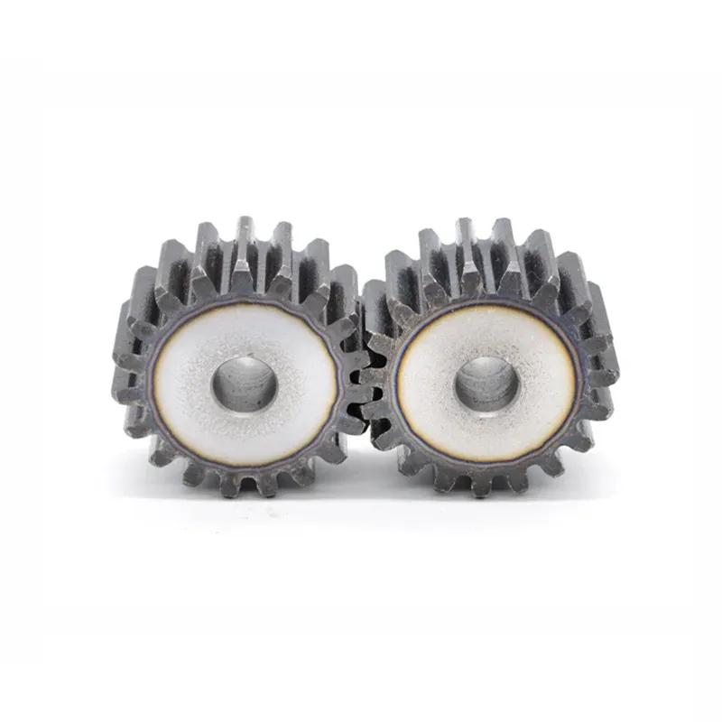 1Pc 2.5 Mod 45#Steel Cylindrical Gear Tooth Metal Transmission Gear Positive Gear 12T-27T Processing Sprocket Teeth Dia35-72.5mm