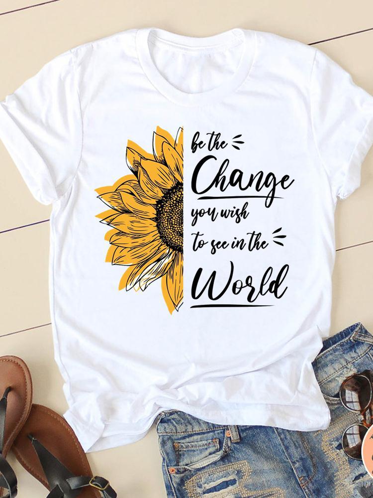 Womens Fashion Womens Short Sleeve Summer Cartoon Fashion Clothing Harajuku Casual Tops Graphic T Shirts  Aesthetic