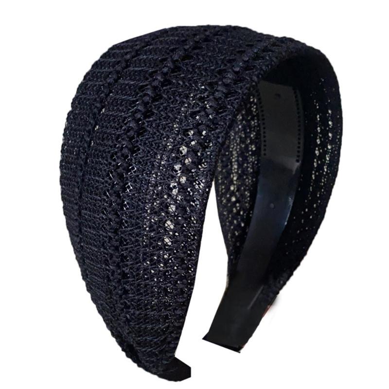 

Girls Crocheted Headbands Elegant Lady Headwear Wide Hair Bands Accessories Elegant Spring Hair Bands Birthday Party 1