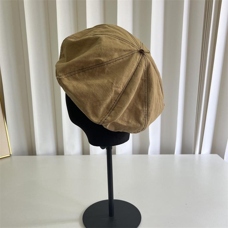 New Fashion Painter Hat Retro Cowboy Beret Female British Retro Painter Hat Trend