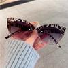Butterfly Sunglasses Pink Sunglasses Women Sunglasses Cat Eye Sweet Frame Personalized  Brand Design Sunglasses In Trend Outdoor Sun Protection UV400