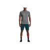 Under Armour Velocity Solid Logo Rundhals Kurzarm T-Shirt Herren Tops Dunkelgrau 1327965-012